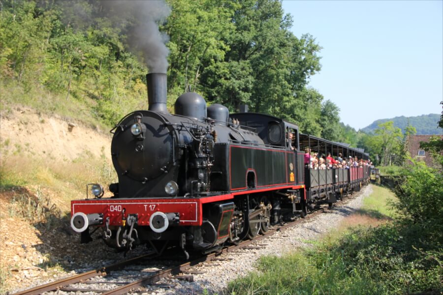 Train à vapeur de Martel